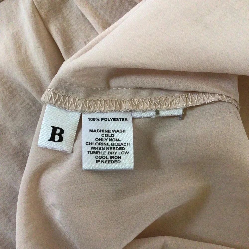 LOFT Sleeveless Sheer Blouse - Size XS Petite - Picture 6 of 7